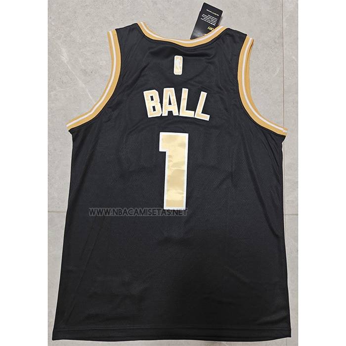 Camiseta Charlotte Hornets LaMelo Ball NO 1 Select Series Oro Negro